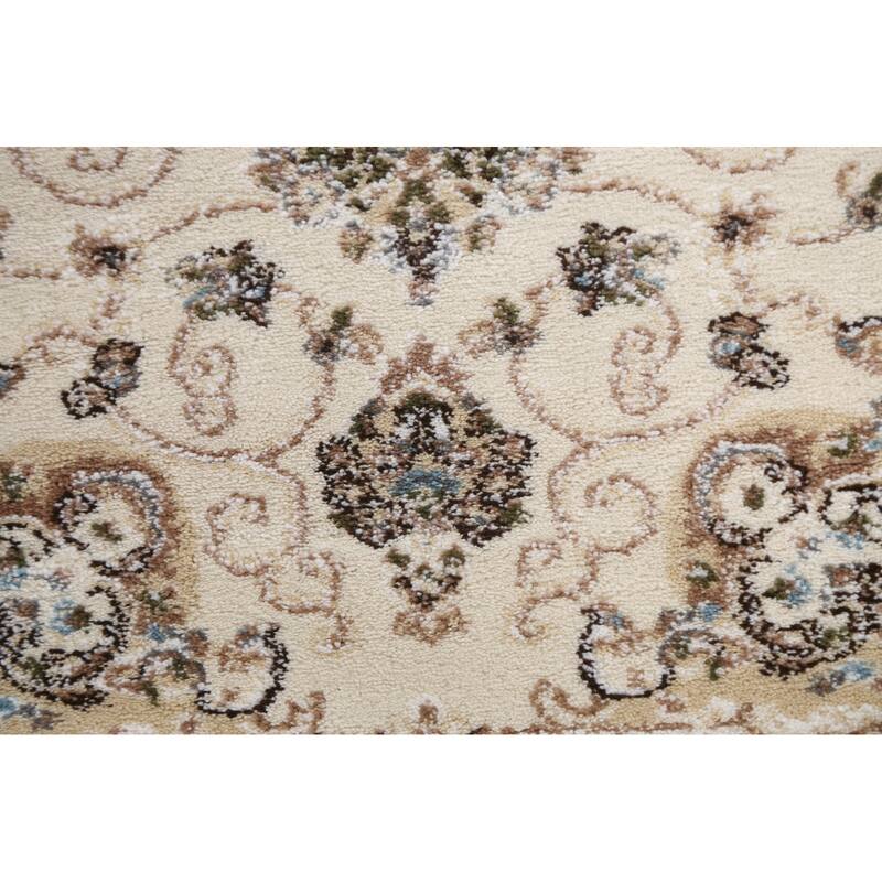 Floral Medallion Turkish Transitional Oriental Rug Traditional Carpet
