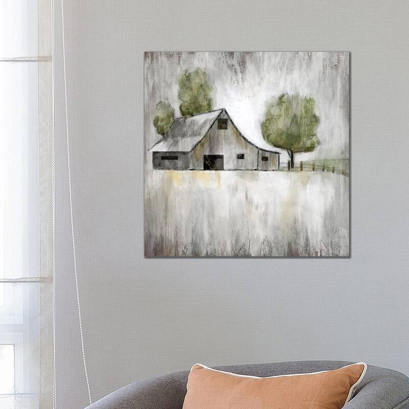 iCanvas "Weathered Barn" by Nan Canvas Print - 26x26x1.5