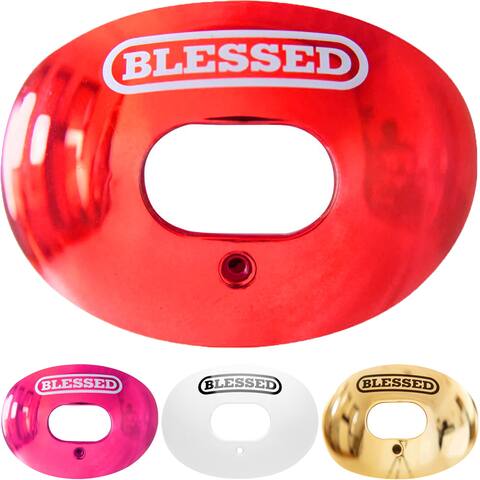 Battle Sports Science Blessed Chrome Oxygen Lip Protector Mouthguard - One Size