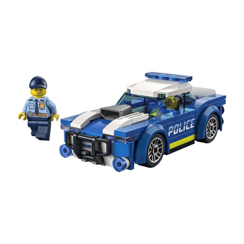 LEGO City Police Car and Motorcycle Chase Building Toy with with Officers and Crook Minifigures, Gift Idea