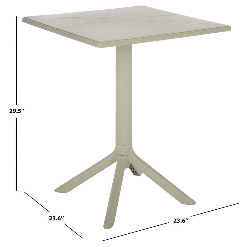SAFAVIEH Outdoor Living Stella Square Bistro Table - 24"W x 24"D x 30"H