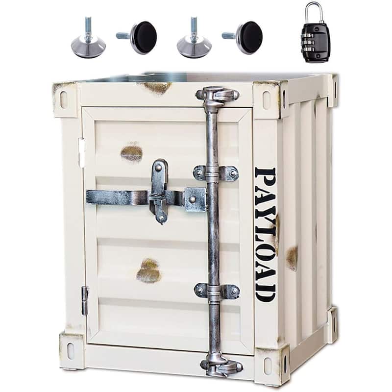 Metal Storage Cabinet with Lock for Home Office Garage and Utility Room Hallway