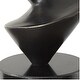 preview thumbnail 2 of 1, Uttermost 18139 All Twisted 20-3/4" Tall Cast Iron and Marble Abstract