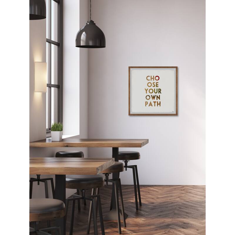 Own Path II Framed Wall Art, Elegant Home Touch - Sophisticated Artwork for Refined Décor