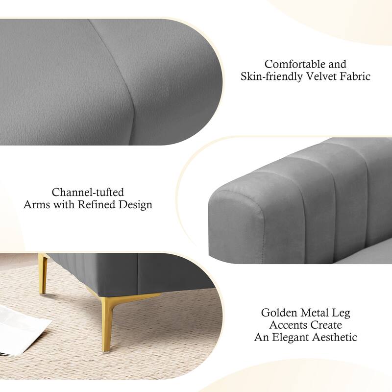 Upholstered Club Chair Accent Chair Velvet Arm Chair Comfortable Sofa Chair - See picture