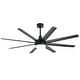 preview thumbnail 12 of 44, 65 Inch Black/White/Gold LED Ceiling Fan with Light Remote(8-Blade)