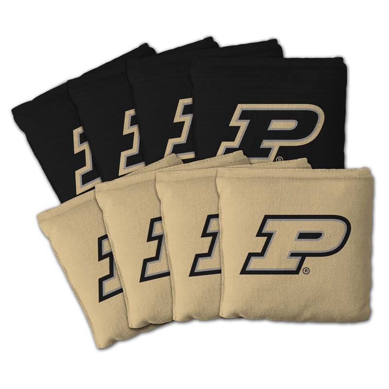 Purdue Boilermakers NCAA Dual Sided Pro Stop & Slide Cornhole Bags
