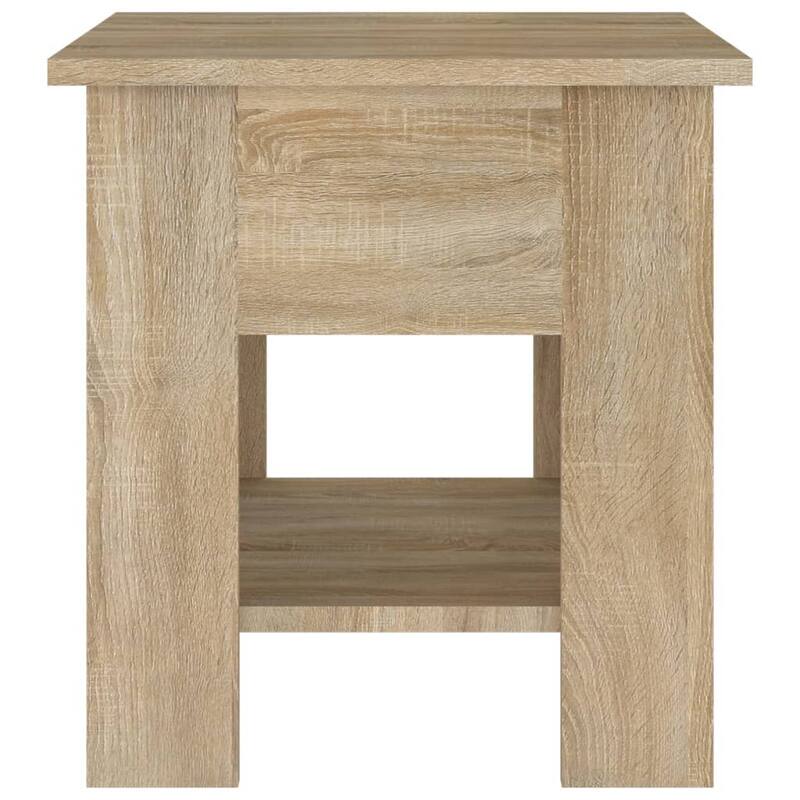 vidaXL Coffee Table End Table Sofa Table Living Room Furniture Engineered Wood - 15.7" x 15.7" x 16.5"