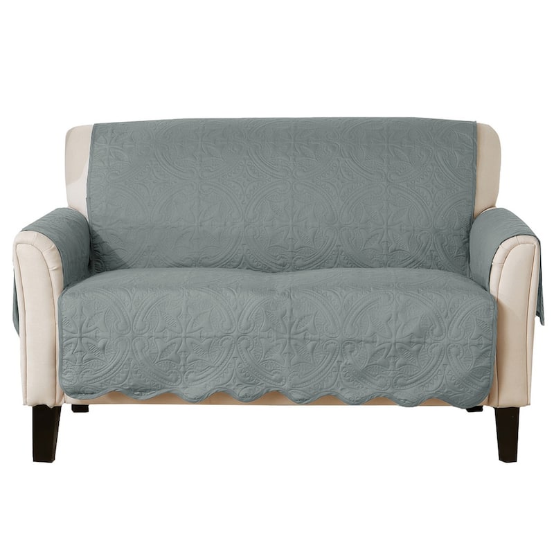 Reversible Love Seat Cover Quilted Pet Furniture Protector Slipcover