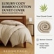 preview thumbnail 15 of 22, BedVoyage viscose from Bamboo Cotton Duvet Cover