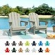 preview thumbnail 1 of 99, POLYTRENDS Laguna Outdoor Eco-Friendly Poly Folding Adirondack Chair (Set of 2)
