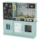 preview thumbnail 2 of 17, Toddler Pretend Play Kitchen Set with 1 Open Shelf and Ice Maker - 32" x 9.5" x 31.5" Green