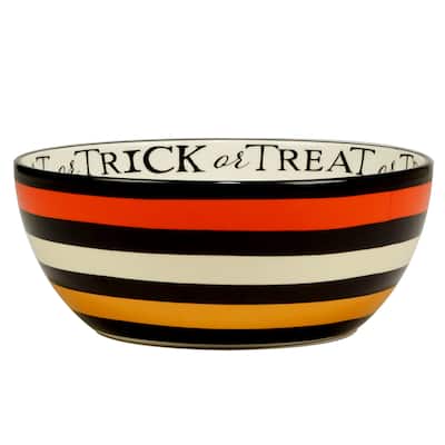 Certified International Spooky Halloween 110oz.Deep Bowl - 110 oz.