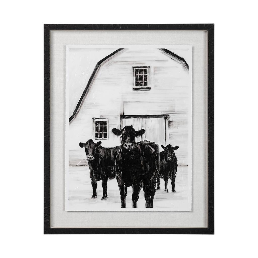 Standing Around II Framed Art Print