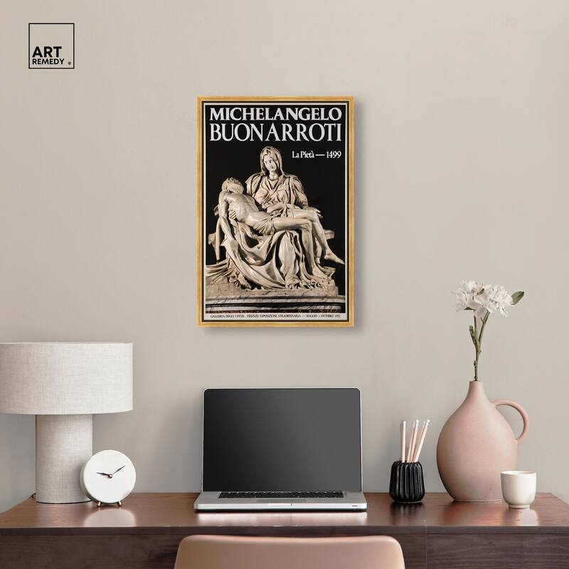 Marble Lamentation Canvas by Art Remedy