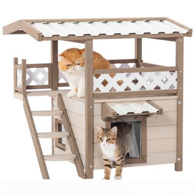 Kitty Houses with Durable PVC Roof
