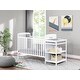 preview thumbnail 3 of 9, Ramsey 3-in-1 Convertible Crib and Changer Combo Espresso