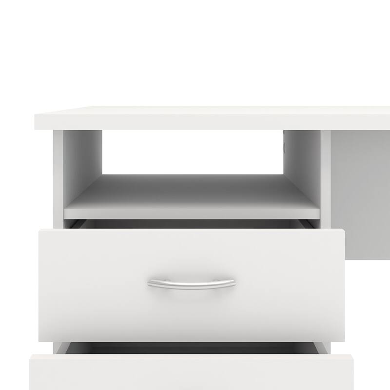 Porch & Den Skylar Desk with 3 Drawers