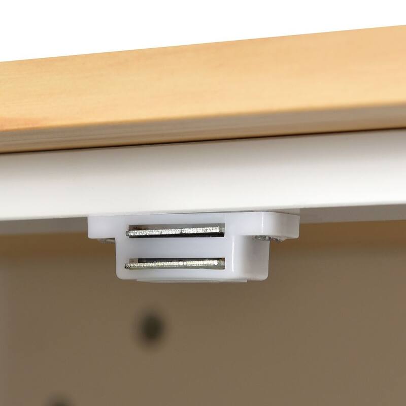 Rolling Mobile Kitchen Island with Wheels Drop Leaf, Solid Wood Top
