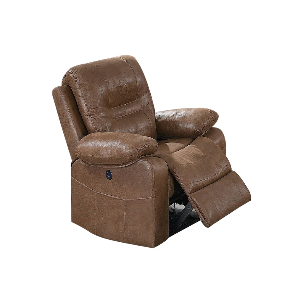 Breathable Leatherette Rocker Recliner