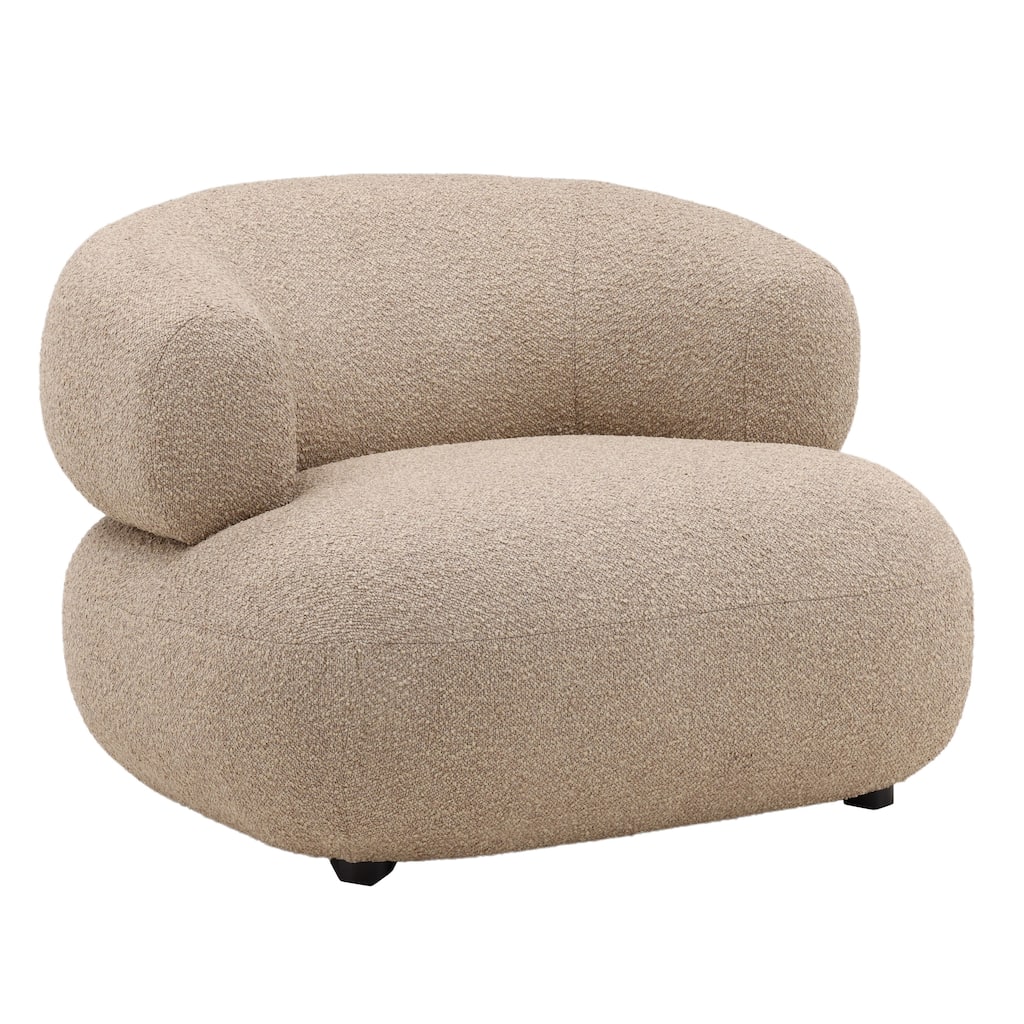 Mogu Upholstered Occasional Chair, Camel