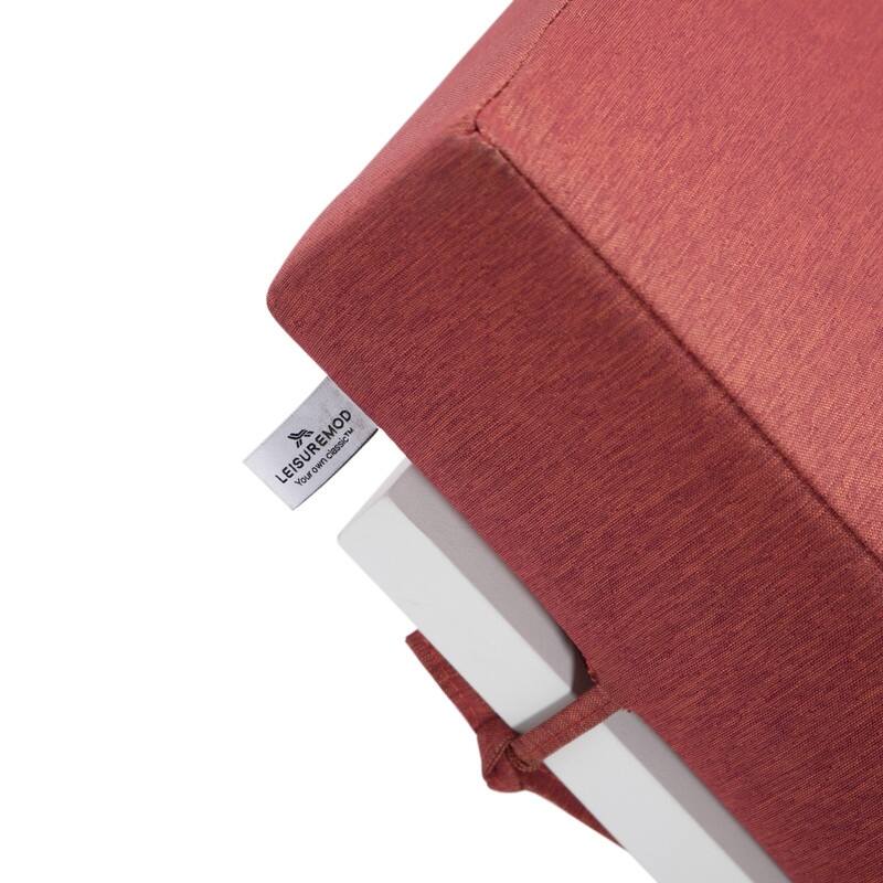 Chelsea Adjustable Chaise Lounge with UV-Resistant Frame, Removable Washable Cushions, Non-Slip Feet (Set of 2)