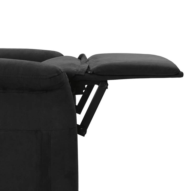 vidaXL Massage Chair Massage Recliner Chair for Elderly Faux Suede Leather - 56.3" x 27.8" x 29.9"