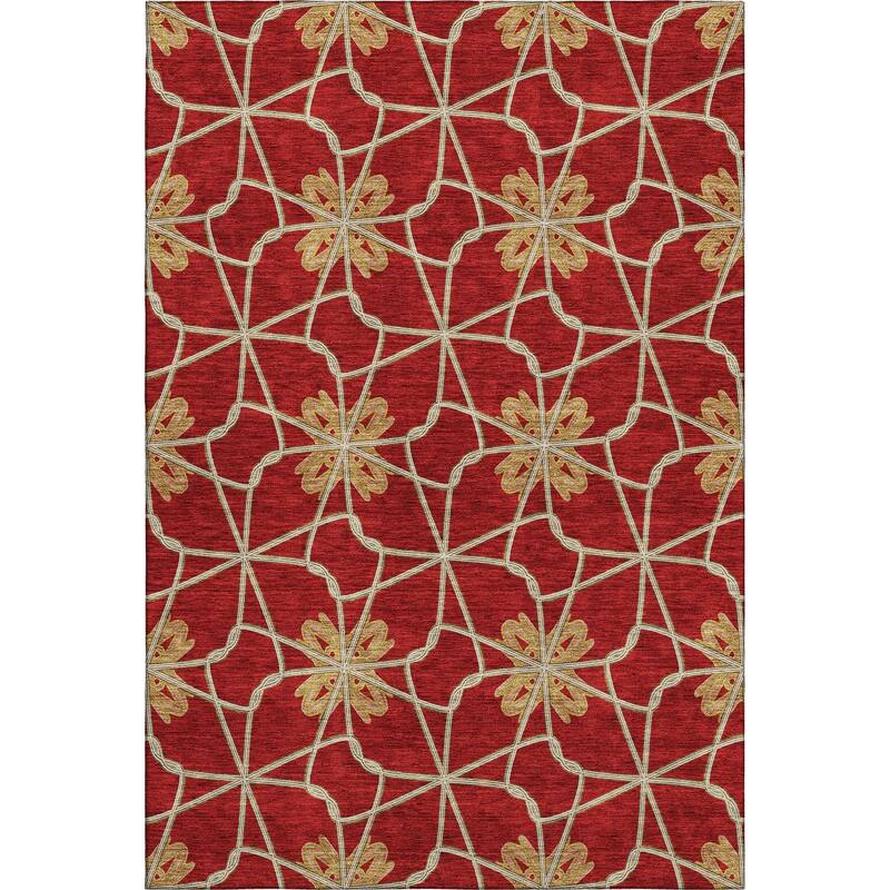 Premium Washable Super Soft Contemporary Tangle Mayfield Rug