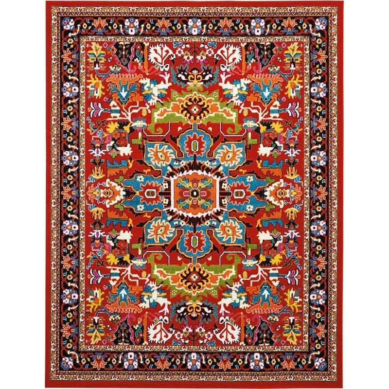 Nourison Oakdale Traditional Persian Medallion Area Rug