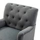 preview thumbnail 10 of 14, Modern Upholstered Armchair with Nailhead Trim