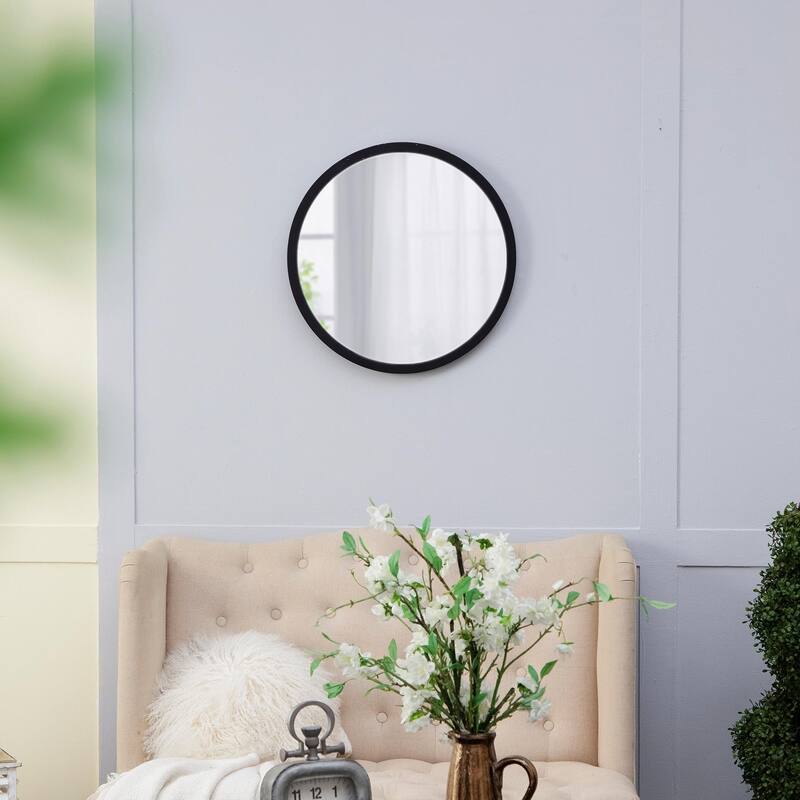 Round wall mirror for living room