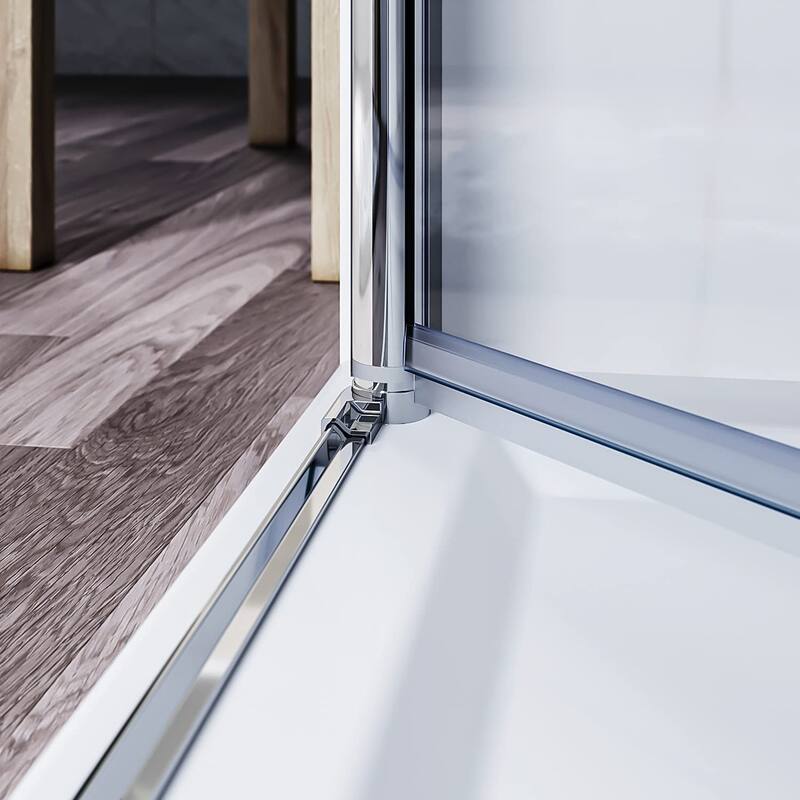 TOOLKISS Pivot Bi-Fold Prefab Alcove Shower Doors