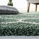 preview thumbnail 133 of 164, SAFAVIEH Hudson Shag Ogee Trellis 2-inch Thick Area Rug