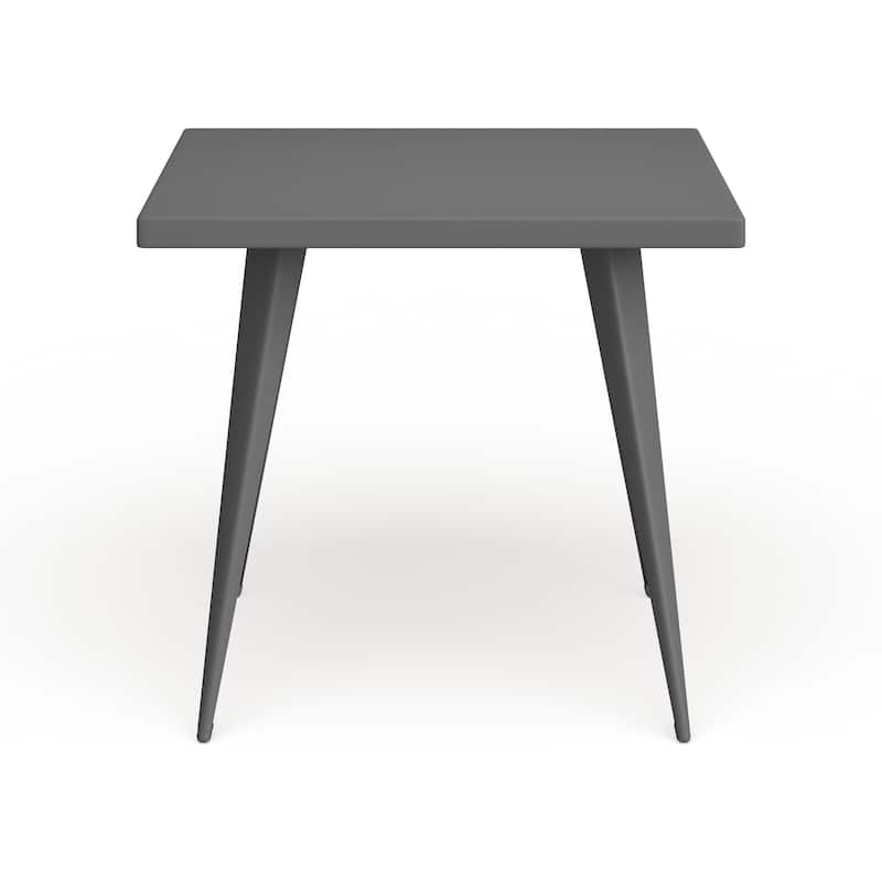 Carbon Loft Swan Industrial Square Metal Dining Table - N/A