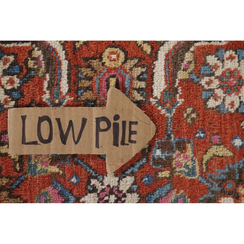 Vegetable Dye Bidjar Persian Antique Area Rug Handmade Wool Carpet - 8'2"x 10'8"