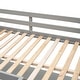 preview thumbnail 15 of 55, Full Size Wooden Loft Bed with Desk and Shelves, Space-Saving Design