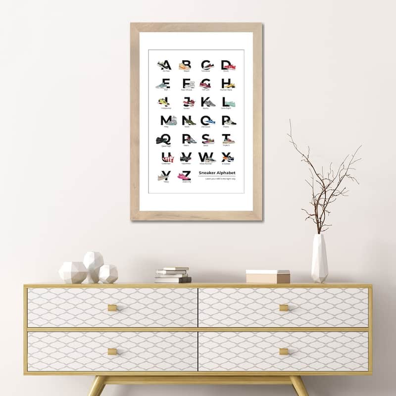 iCanvas "Sneaker Alphabet" by avesix