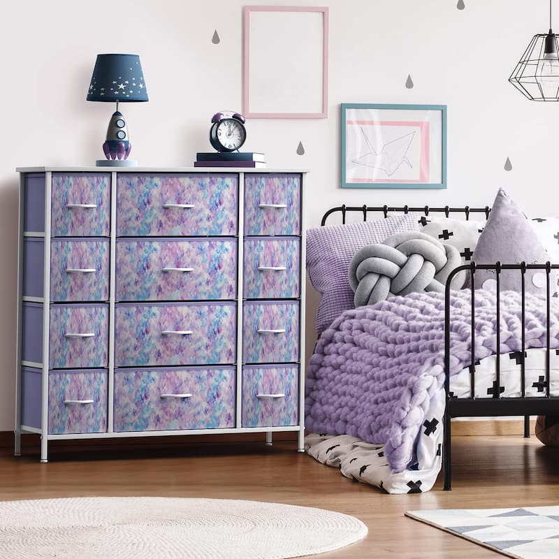 Sorbus 12 Drawer Tall Wide Dresser
