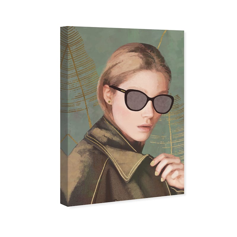 Wynwood Studio Prints Fashion and Glam Hidden in Sight Brown and Light Brown Traditional Wall Art Canvas Print