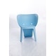 preview thumbnail 3 of 4, Elephant Polypropylene Kids Chair, Set of 4 Blue