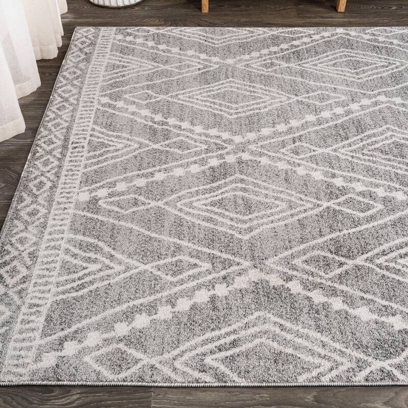 JONATHAN Y Pele Moroccan Style Diamond Area Rug