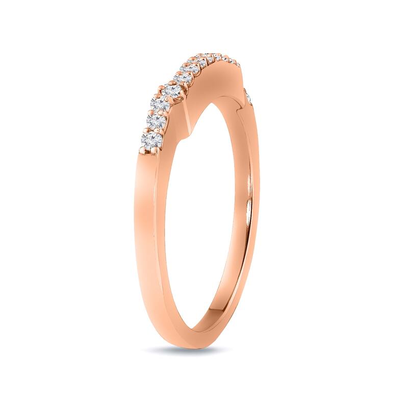 Auriya 14k Gold 1/2ctw Diamond Wedding Band