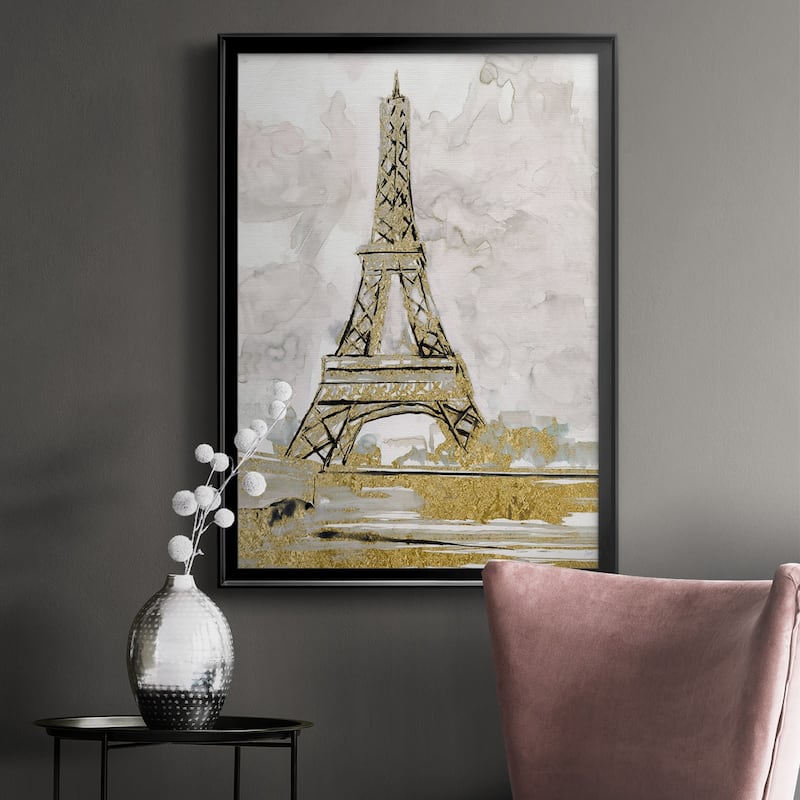 Eiffel Tower Glitz Premium Framed Print - Ready to Hang
