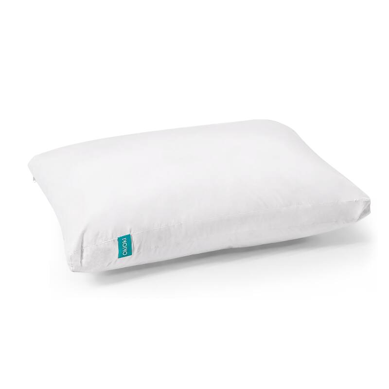 Christopher Knight Home - OkiOki Modern Down-Alternative Bed Pillow with Hypoallergenic Supportive Design - White