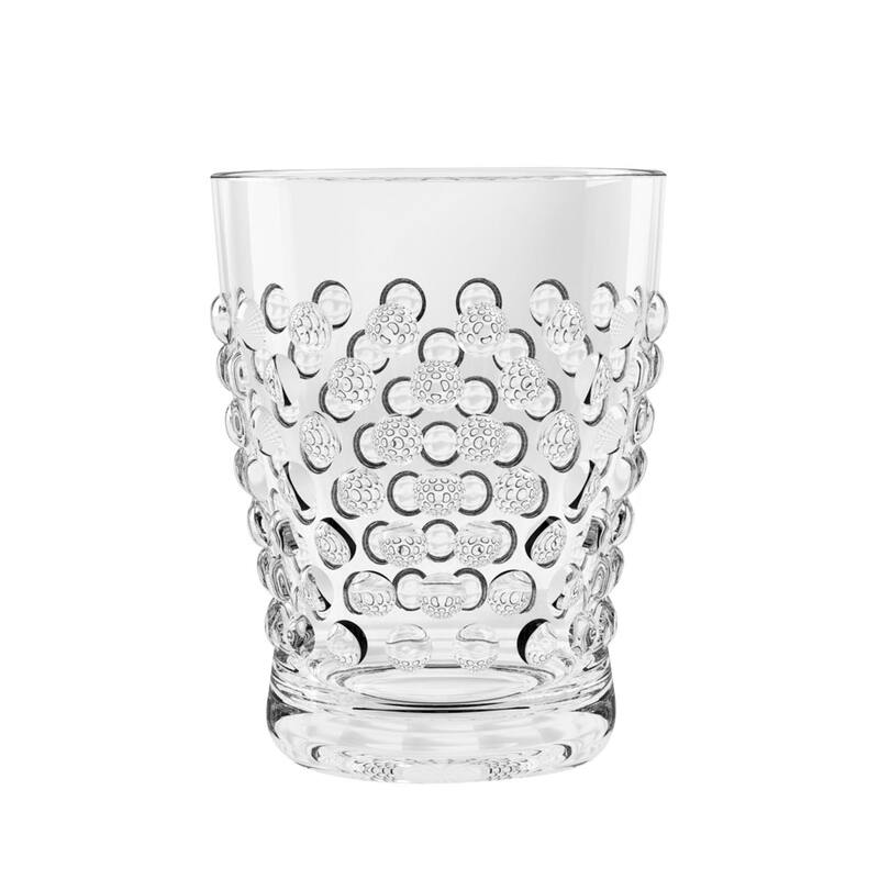 Abode Homewares Hobnail DOF, 14 oz. Set of 6