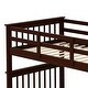preview thumbnail 68 of 67, Stairway Wooden Bunk Bed with Storage Staircase and Guard Rail, for Bedroom, Dorm, Convertible into 2 Beds