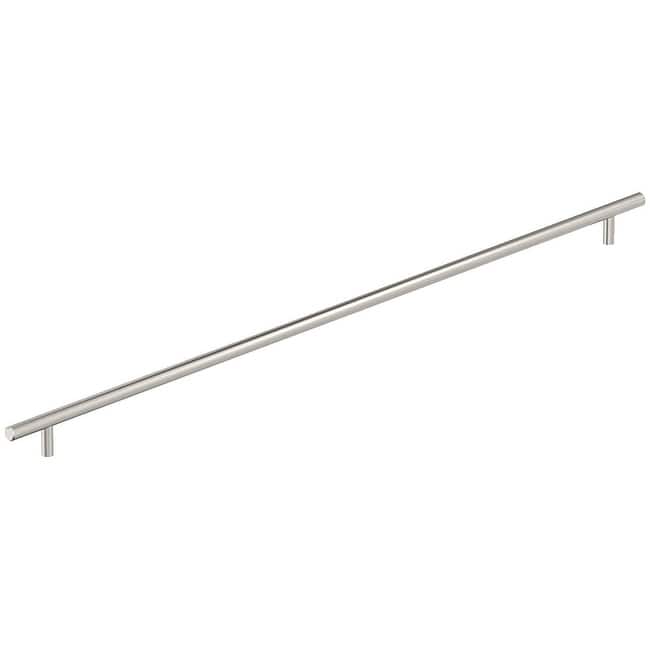 Amerock Bar Pulls 25-3/16 Inch Center to Center Bar Cabinet Pull - Satin Nickel