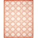 preview thumbnail 11 of 113, SAFAVIEH Amherst Naomi Modern Rug 8' x 10' - Ivory/Orange - Rectangle