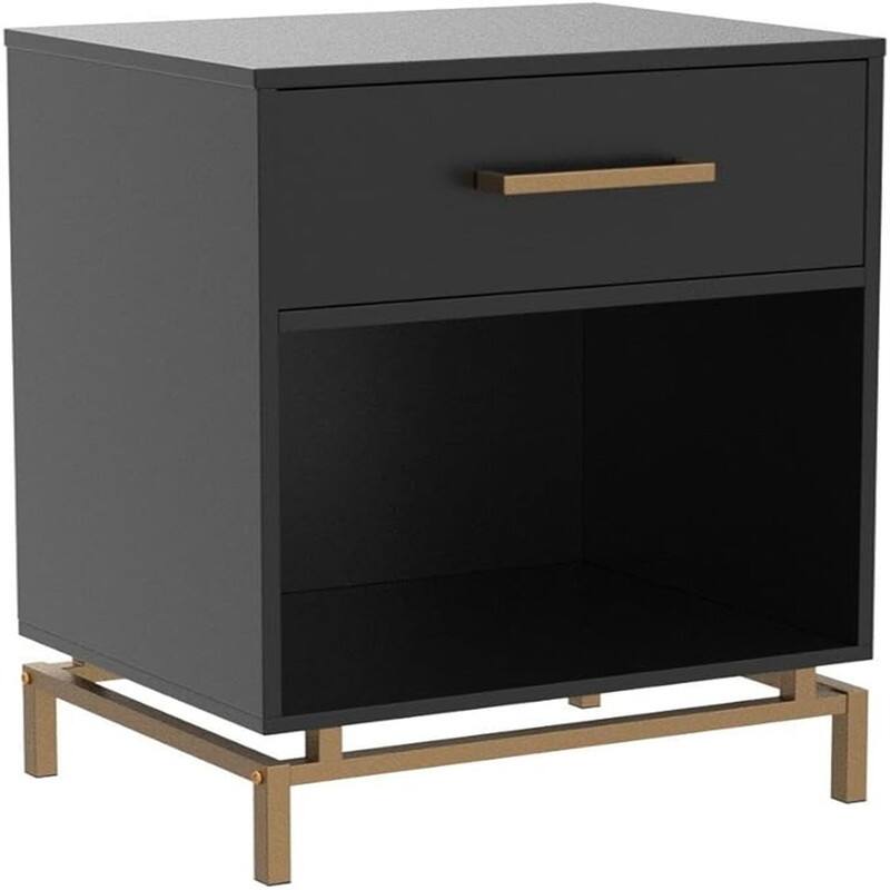 Wood Nightstand 25in H