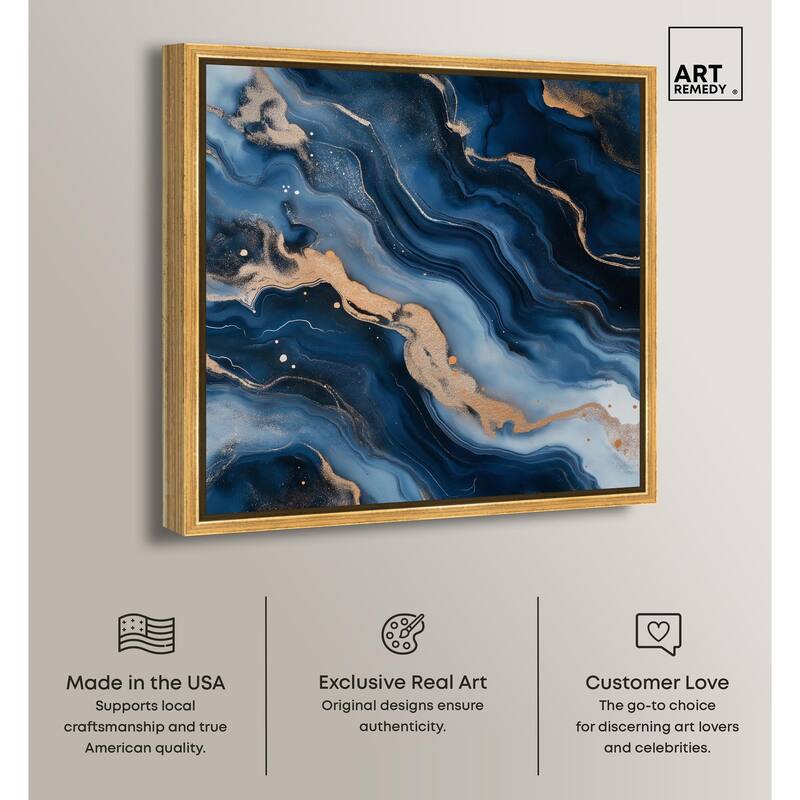 Deep Sea Geode II Canvas by Art Remedy